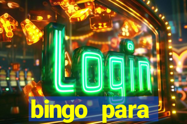 bingo para despedida de solteira para imprimir